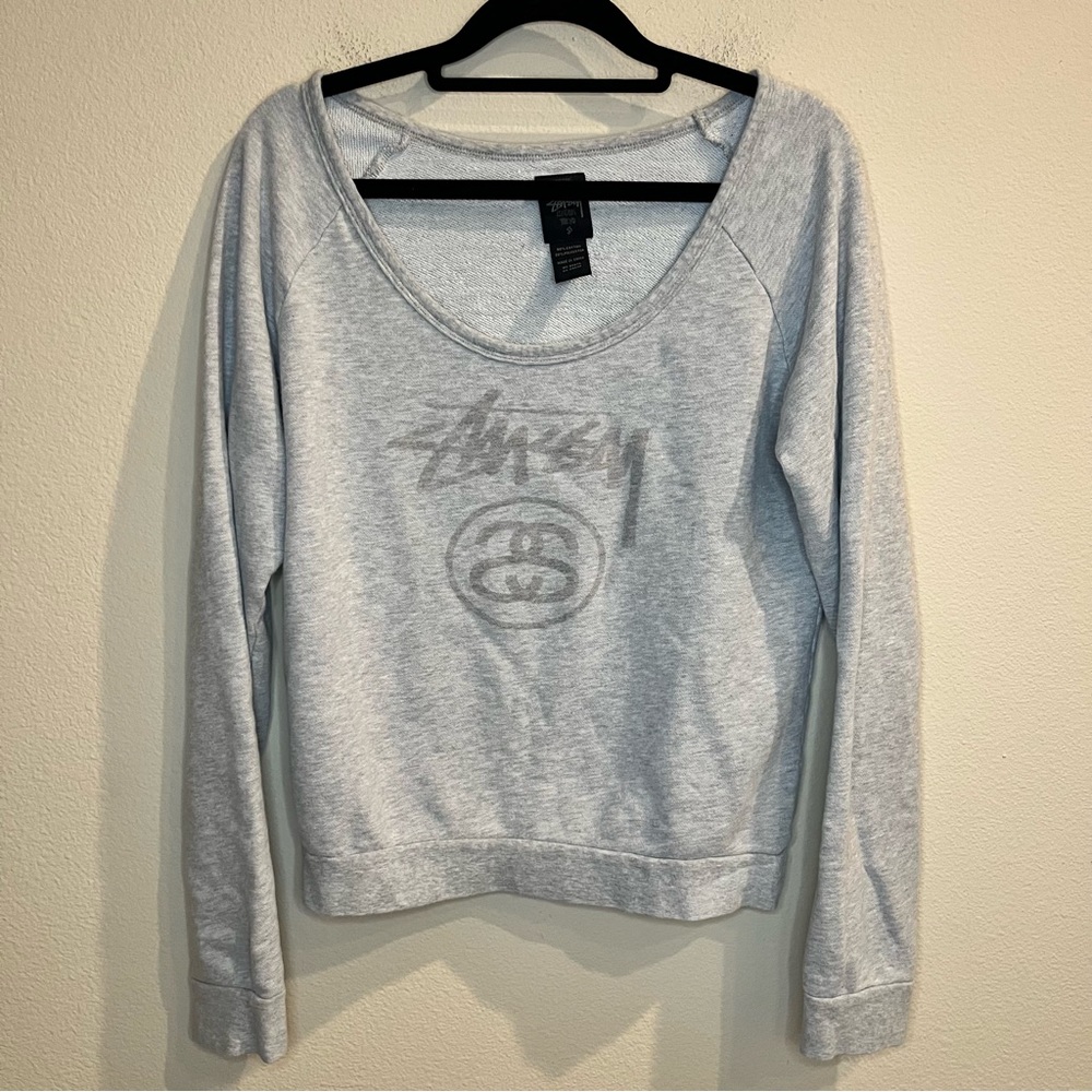 Stussy Gray Sweatshirt